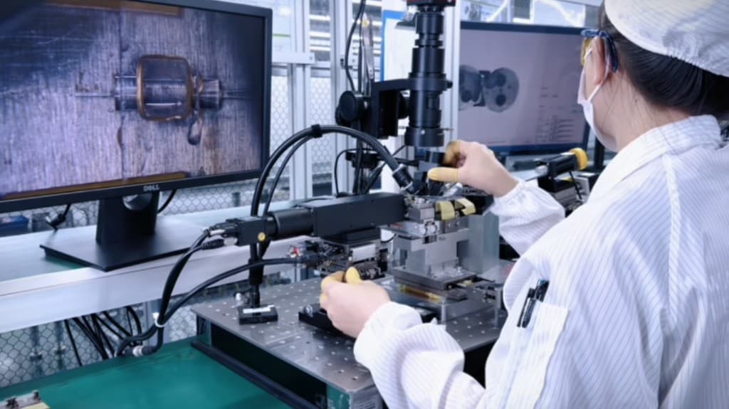 Precision assembly and inspection of fiber optic components